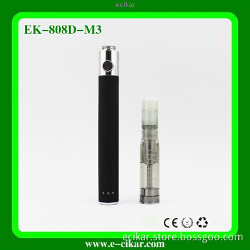 808D e-cigarette starter kit with 350 mah battery vaporizer pen ecigs